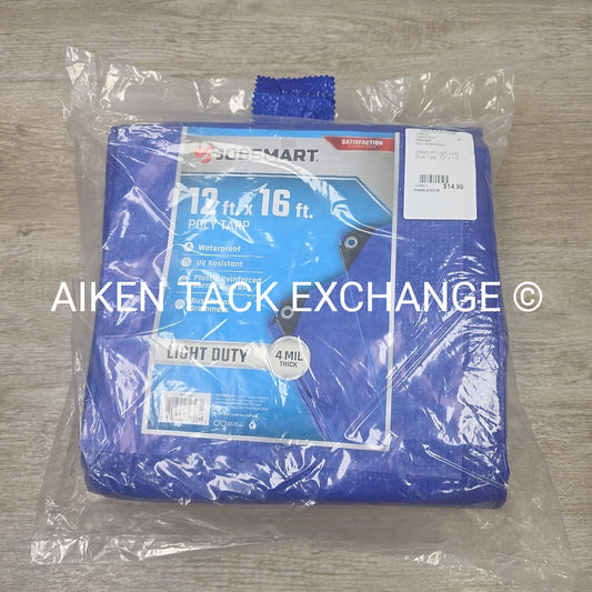 Jobsmart Light Duty Blue Tarp, 12" x 16"