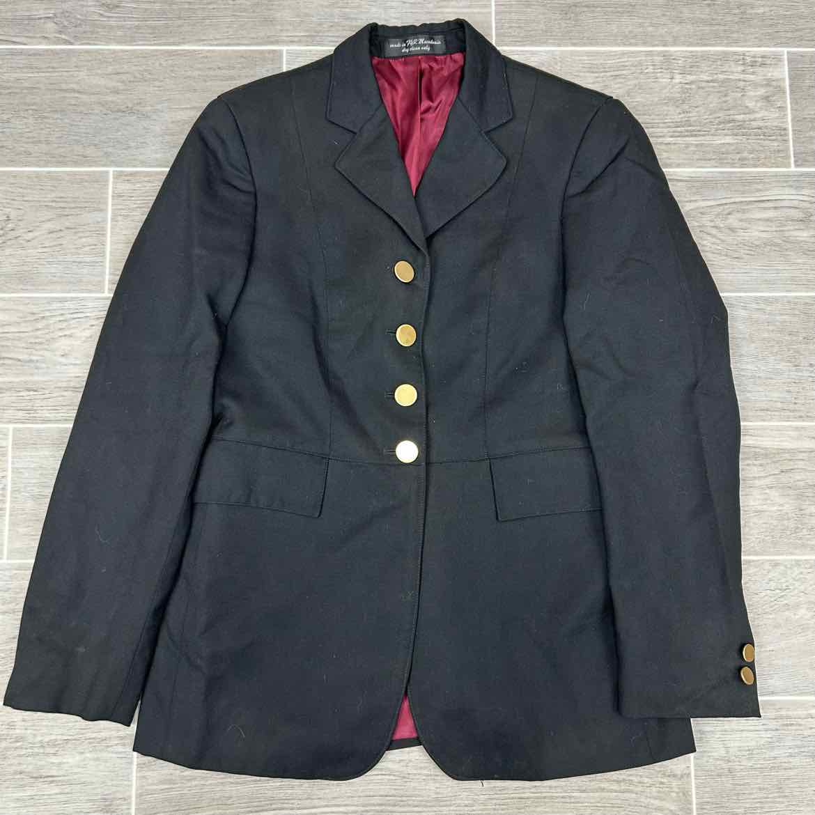 RJ Classics Sterling Collection Dressage Coat, Size 2 S