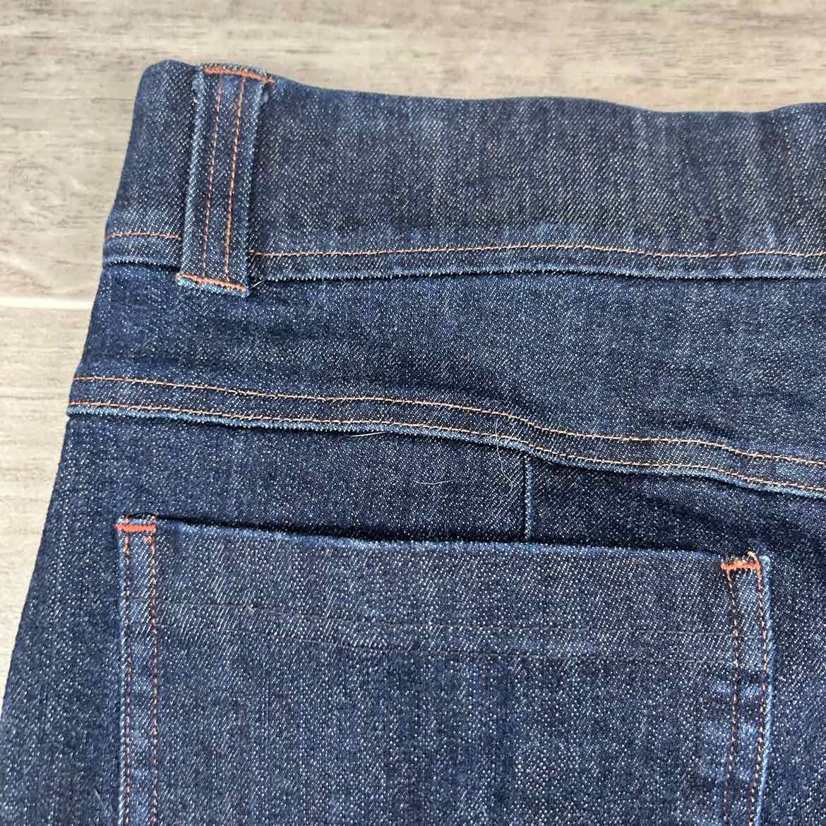 Kerrits Stretch Denim Knee Patch Breeches - Size L