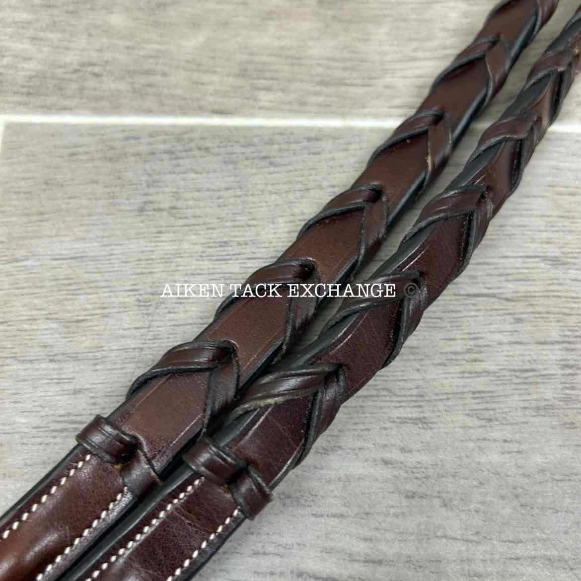 KL Select KL Italia Venezia Hunter Bridle with Reins, Brown, Size Full