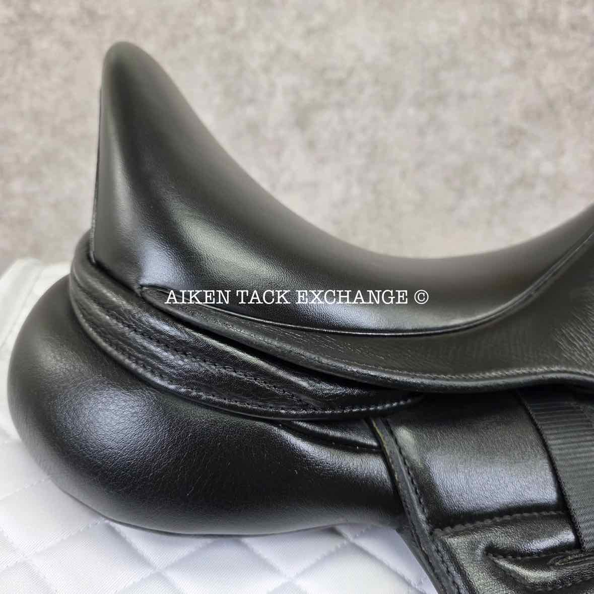 2024 Envy Motion Dressage Saddle, 17" Seat, Adjustable Tree, Wool Flocked Panels