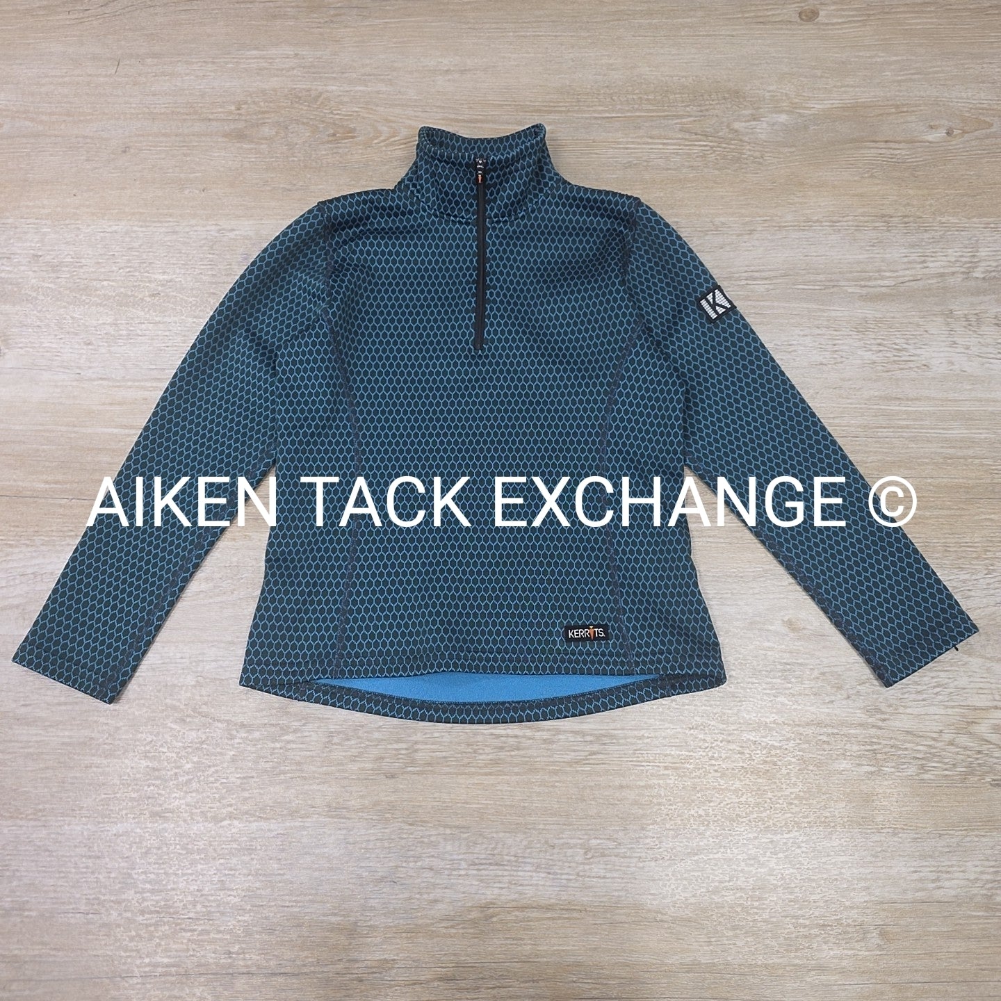 Kerrits Fleece Long Sleeve 1/4 Zip Pull Over Jacket, Youth Large