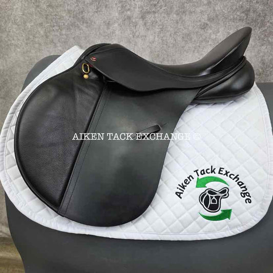 Albion Legend K2 All Purpose Saddle, 17.5" Seat, Adjusta-Tree:  Set to Wide, Wool Flocked Panels