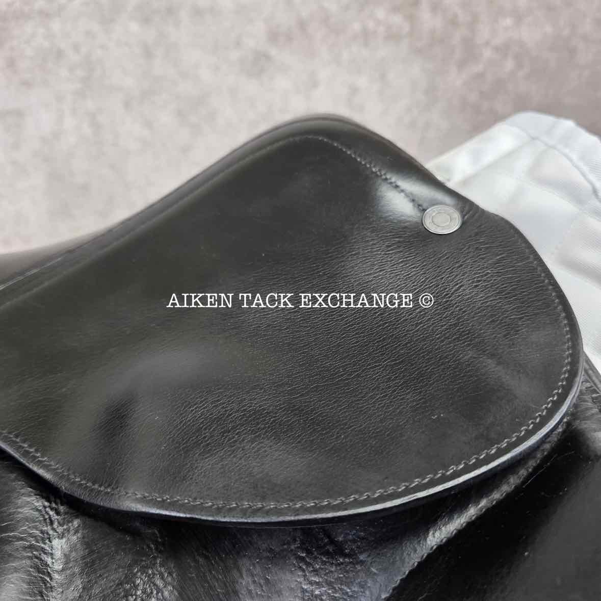Hermes Corlandus Monoflap Dressage Saddle, 17.5" Seat, Medium Wide Tree, Foam Panels