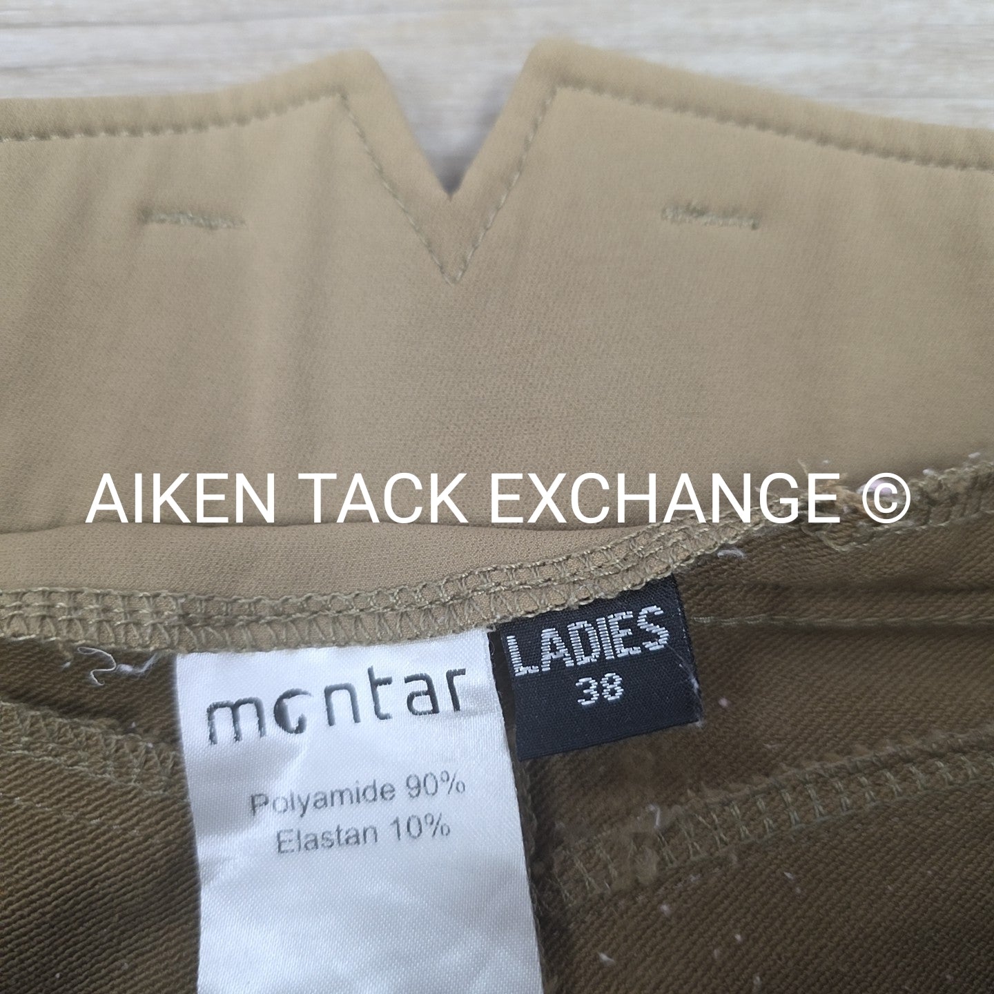Montar Silicone Grip Full Seat Breeches, Size 38 (US 28)