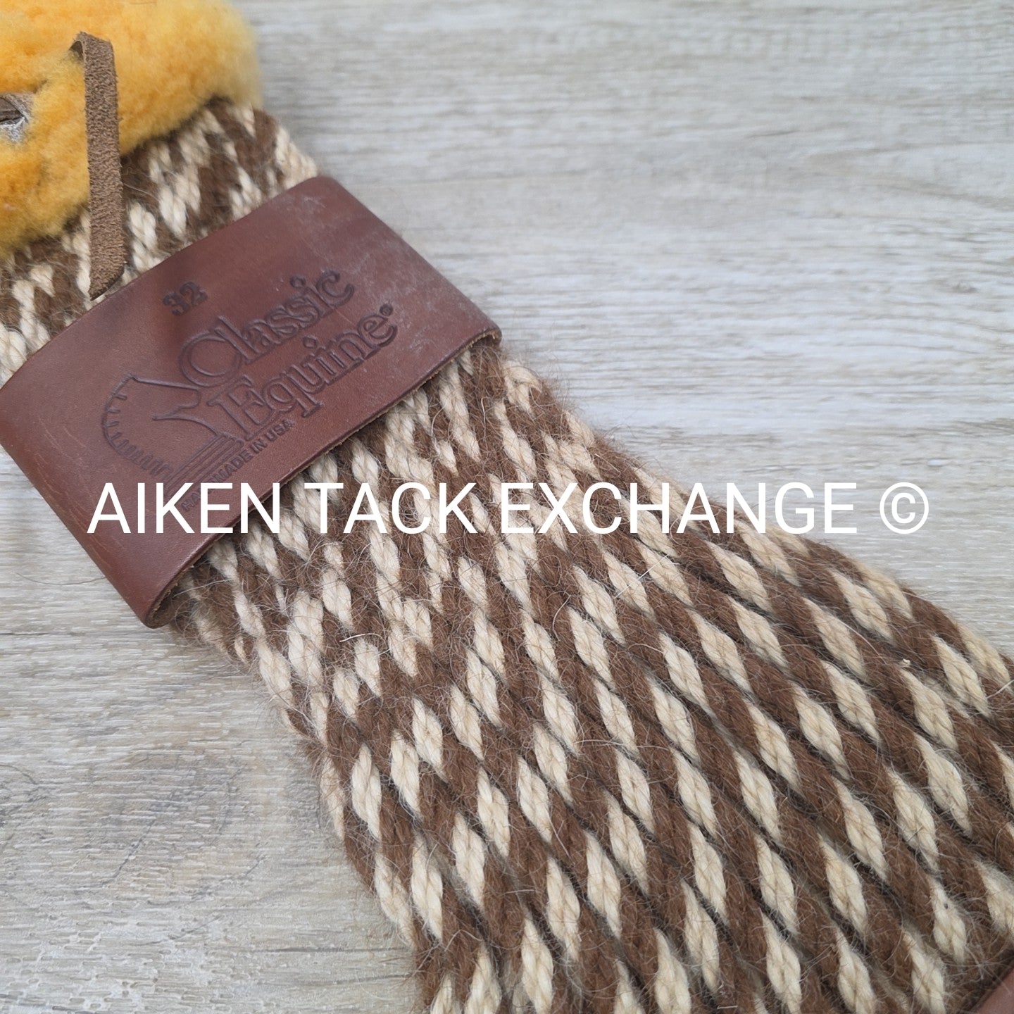 Classic Equine Mohair Alpaca Roper Cinch with Cashel ring Master Cinch Protector