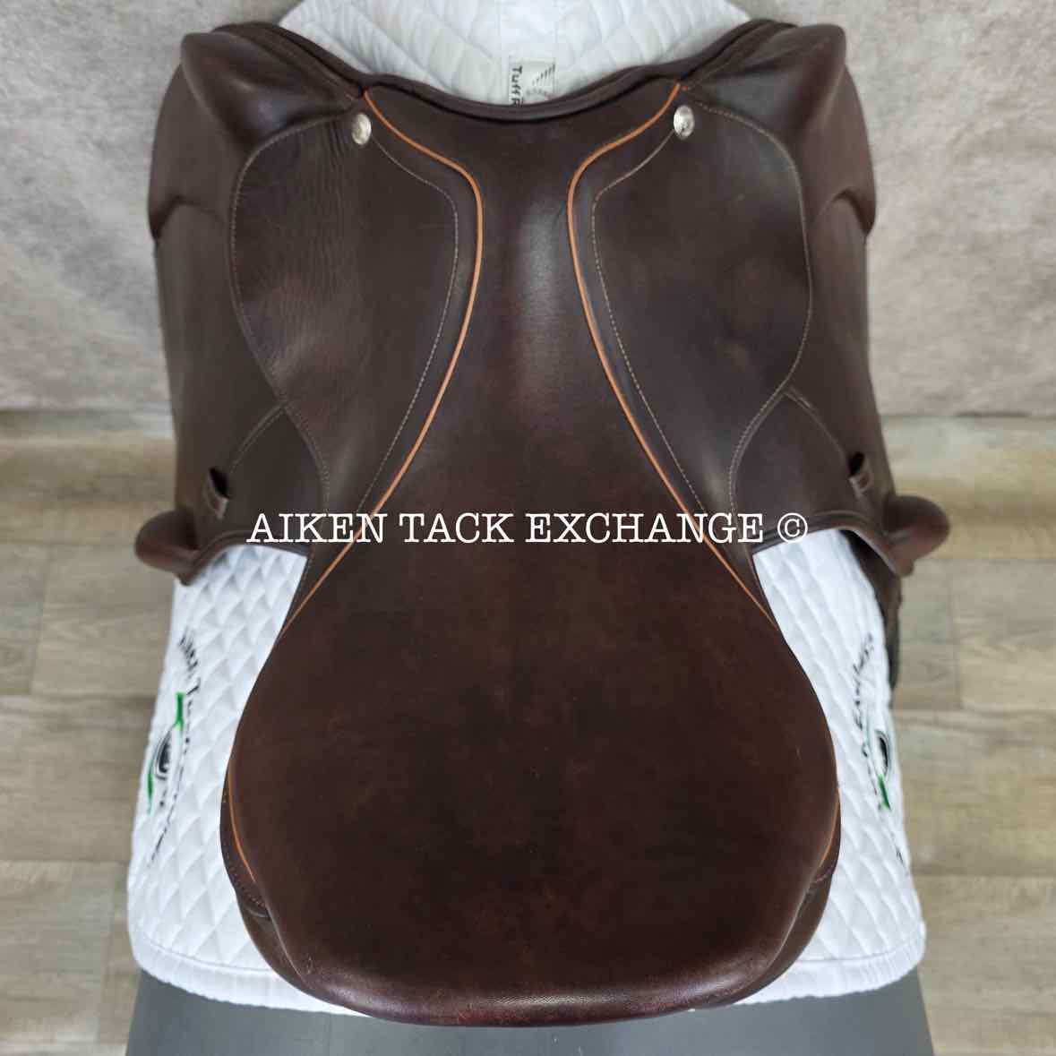 Marcel Toulouse Marielle Genesis Professional Monoflap Eventing Jump Saddle, 18" Seat, Adjustable Tree, Wool Flocked Panels