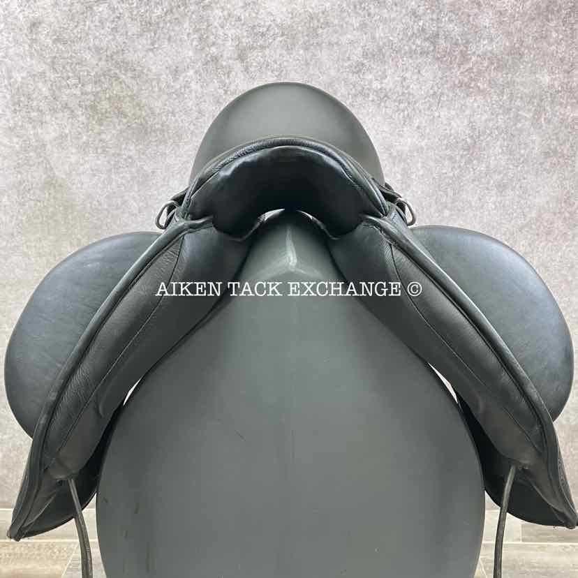 2023 Envy by Custom Saddlery Rhythm Monoflap Dressage Saddle, 17" Seat, Adjustable Tree, Wool Flocked Panels