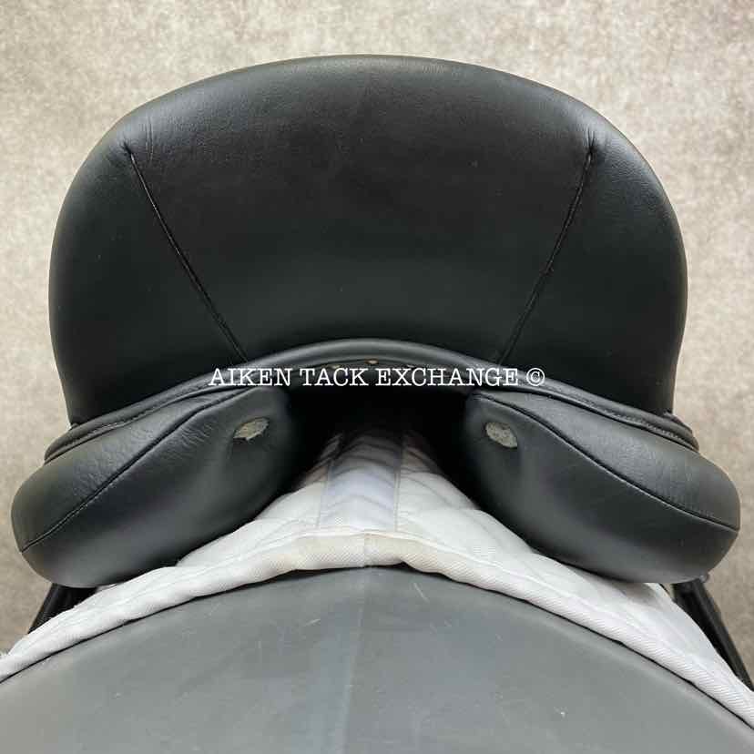 2014 Antares Cadence Monoflap Dressage Saddle, 18" Seat, 2N Flap, Medium Wide Tree, Foam Panels, Full Buffalo Leather