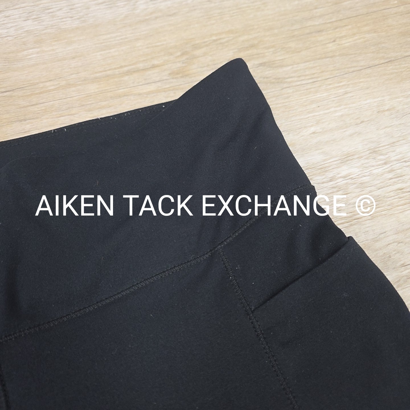 Danskin High-Rise Athletic Leggings wtih Pockets, Black, Women's Size Large
