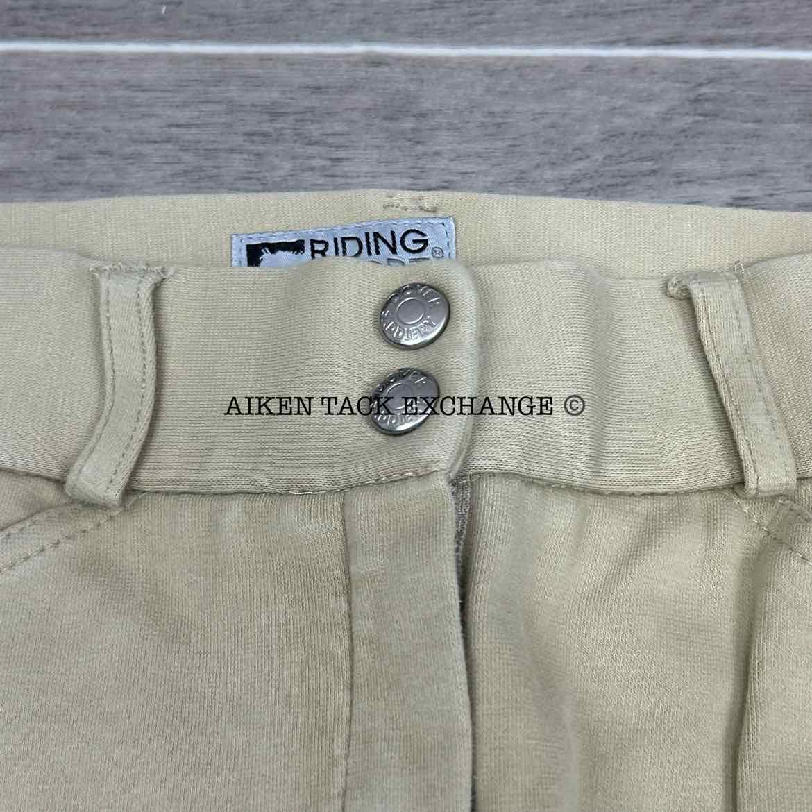 Dover Saddlery Riding Sport Silicone Grip Knee Patch Breeches, Size 14