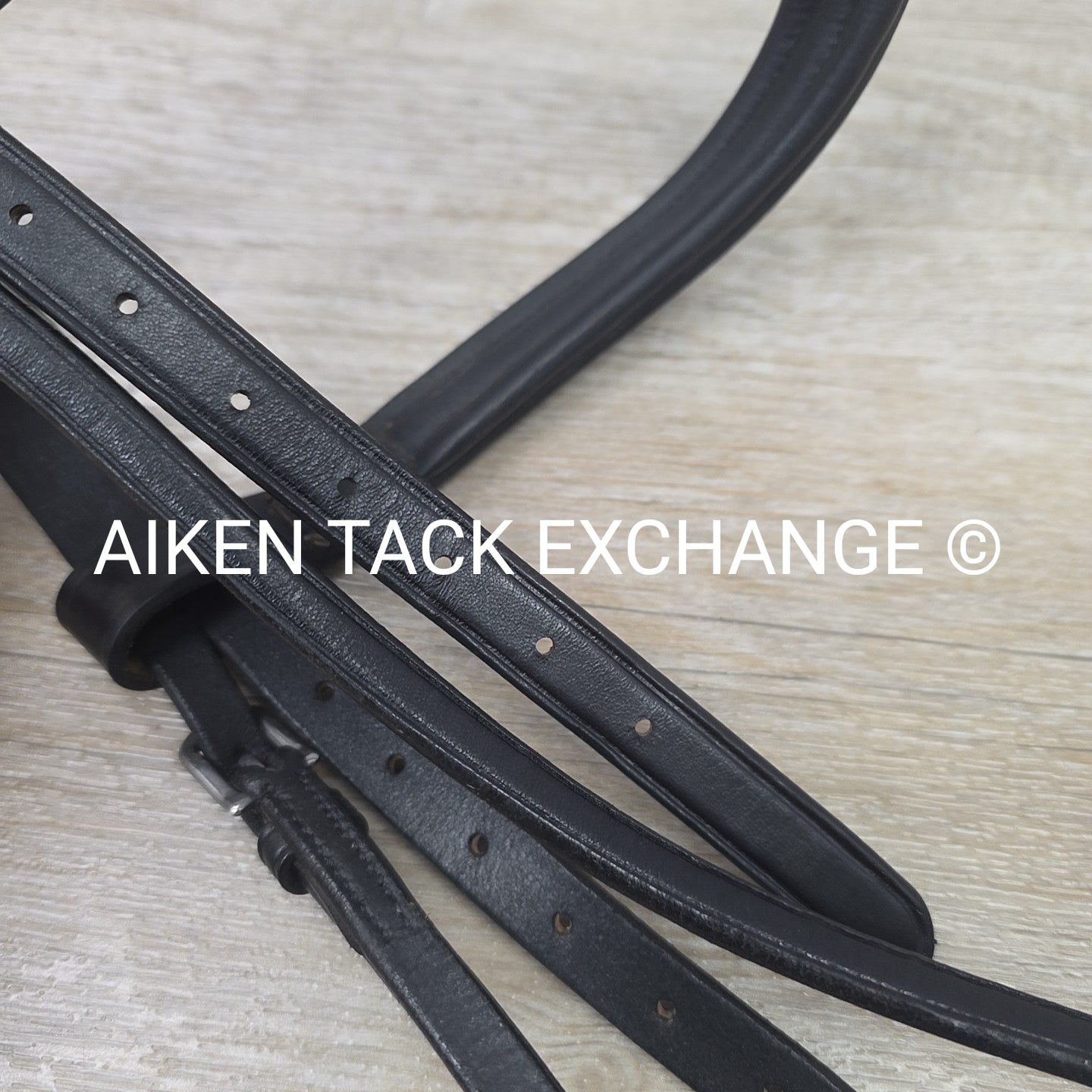 Paris Tack Crown Piece with Curved Beaded Browband, Black, Size Full