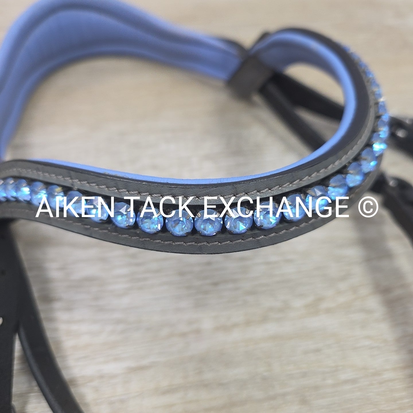 Halter Ego Rolled Dressage Bridle, No Reins, Size Cob