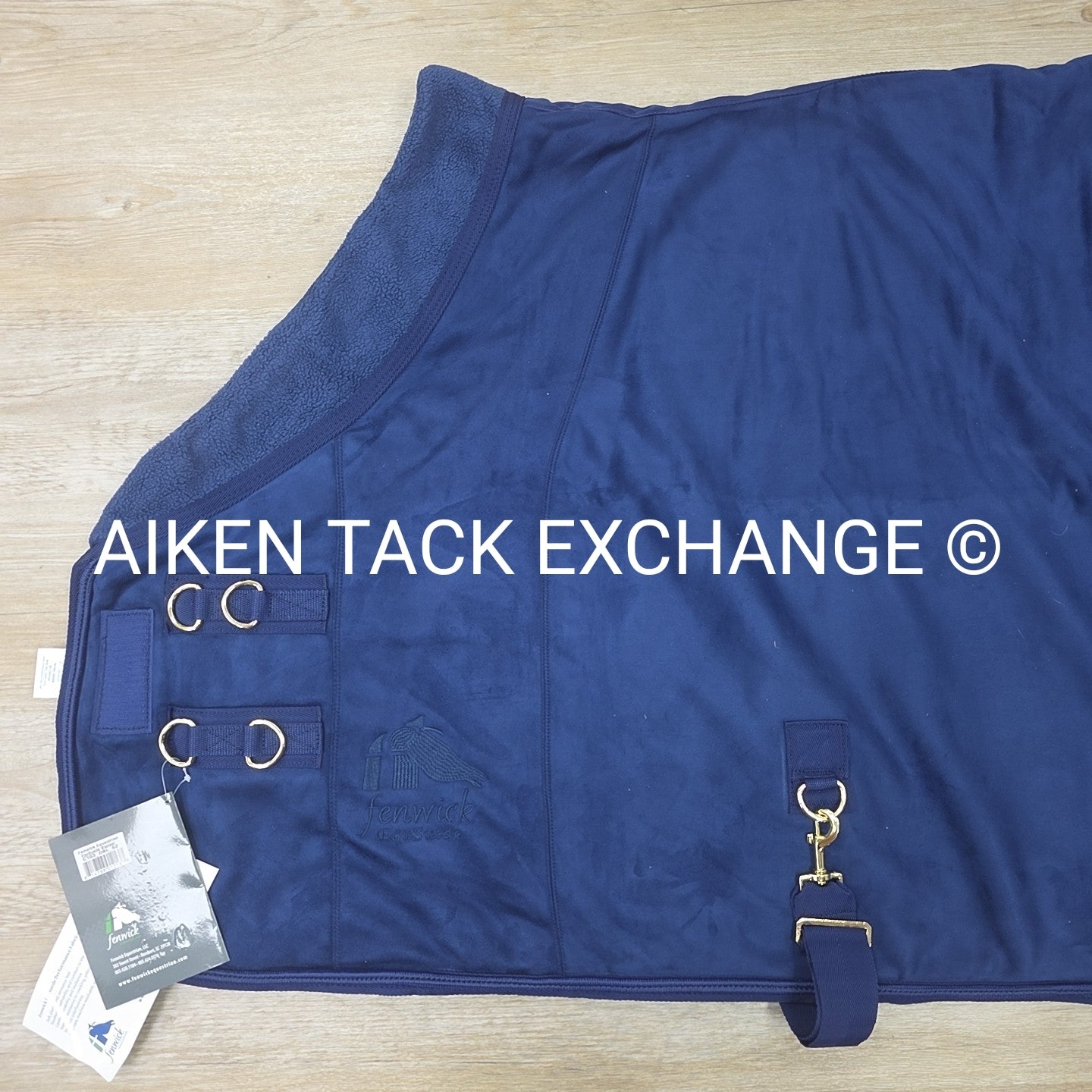 Fenwick Equestrian EquSuede Performance Cooler, Blue, 62"