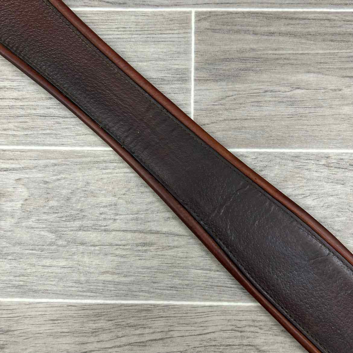HDR Leather Girth with Single End Elastic 50"