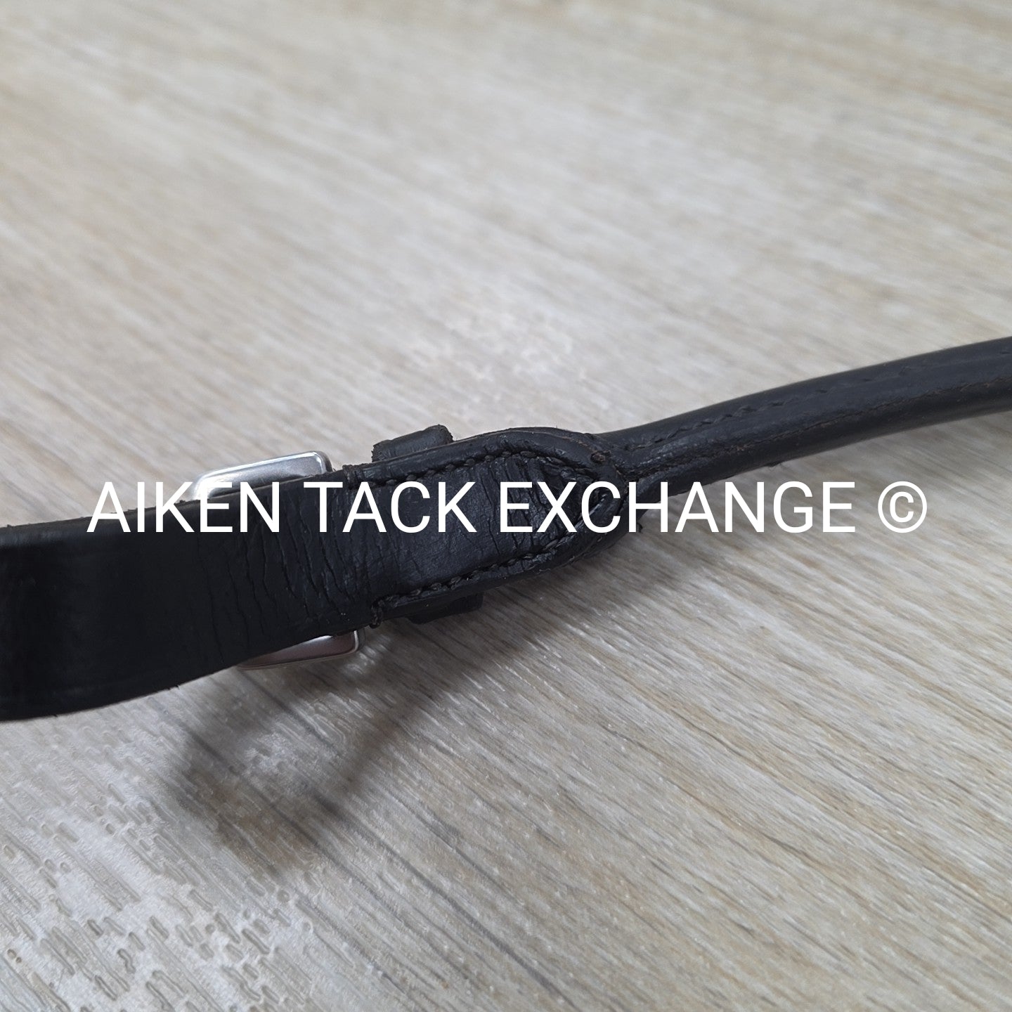 Rolled Leather Grab Strap