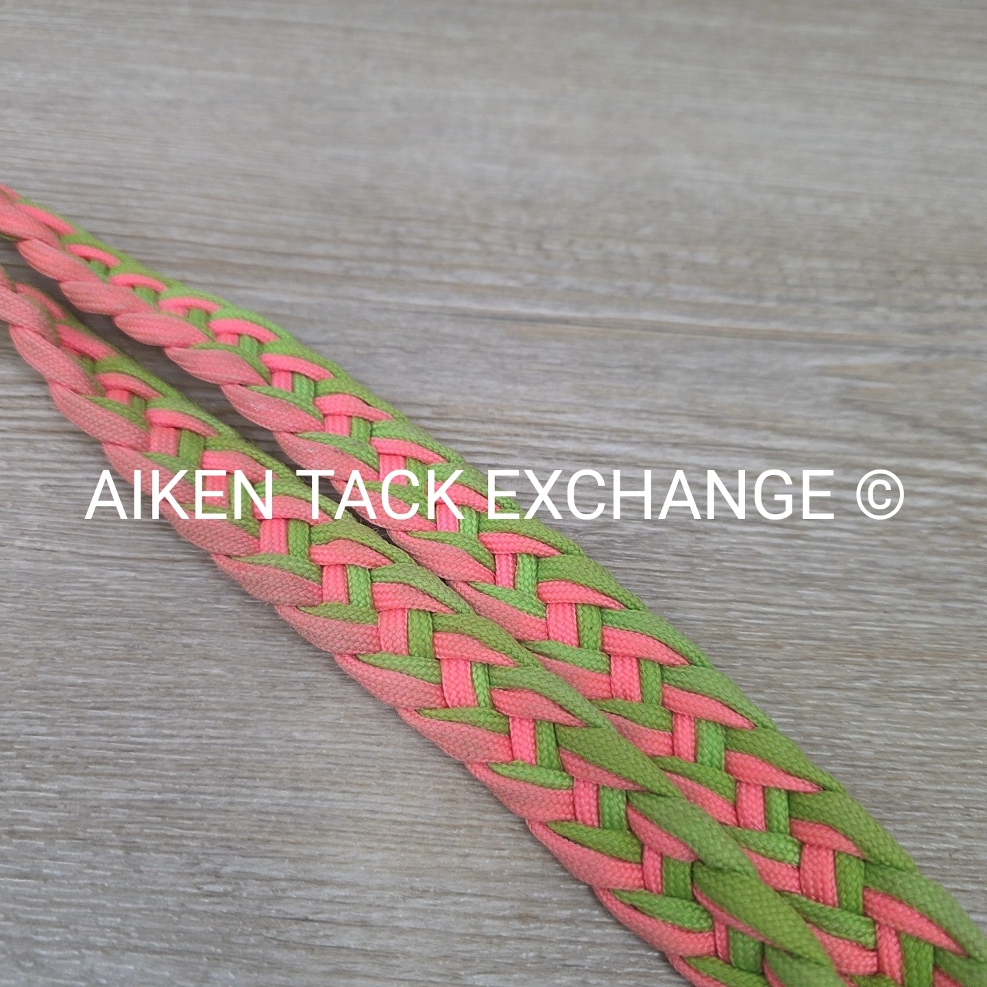 Braided Flat Barrel Reins with Snaps