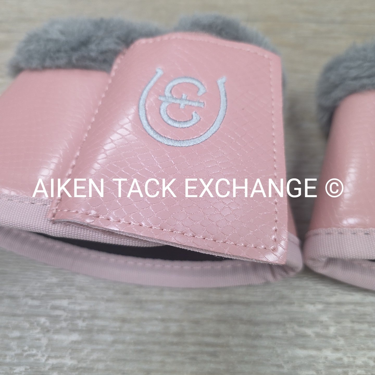 Equestrian Stockholm Fur Lined Bell Boots, Size Medium