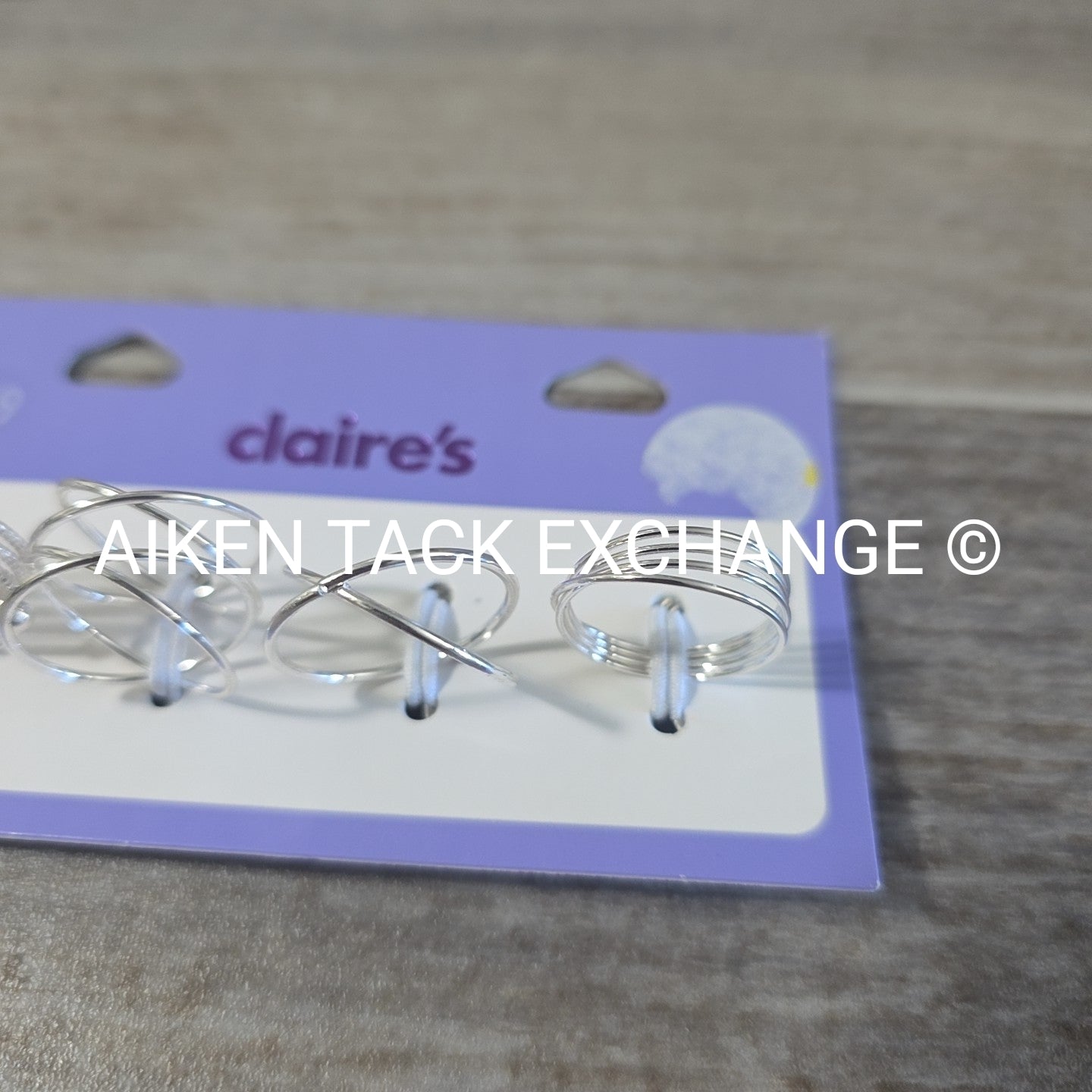 Claire's Ring Set (4) - Size 8/9