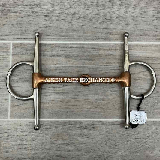 Korsteel Copper Corkscrew Single Joint Full Cheek Bit 5"