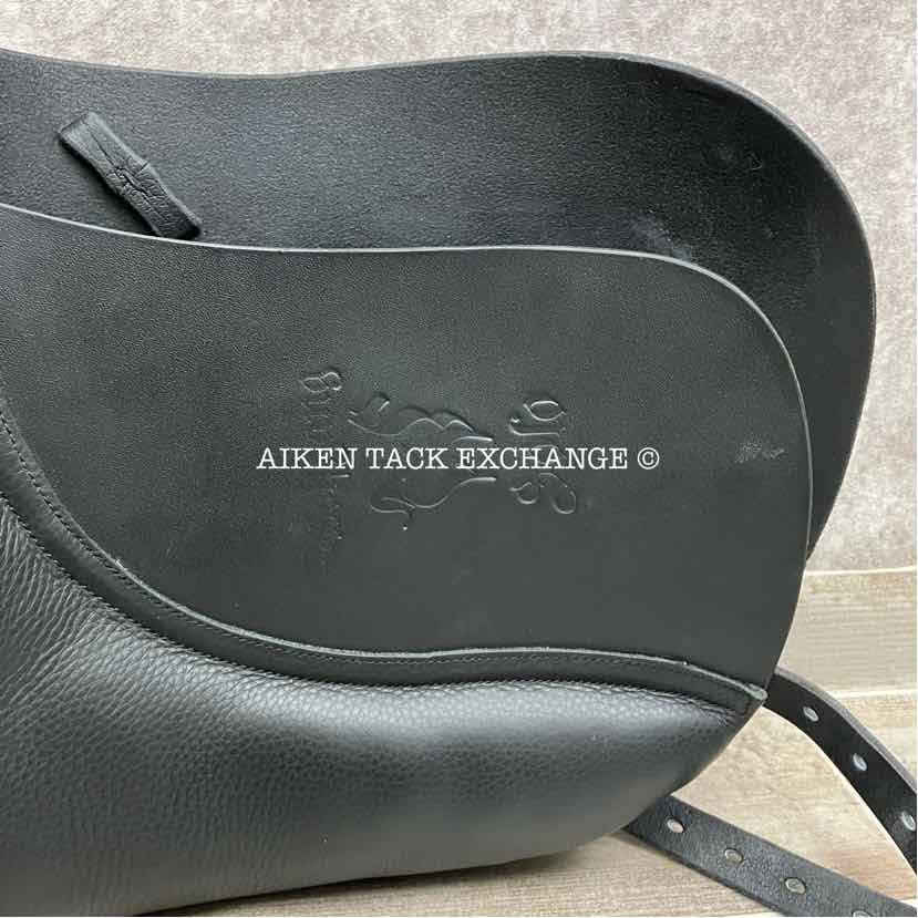 2023 Custom Saddlery Wolfgang Solo Dressage Saddle, 17.5" Seat, Adjustable Tree, Wool Flocked Panels