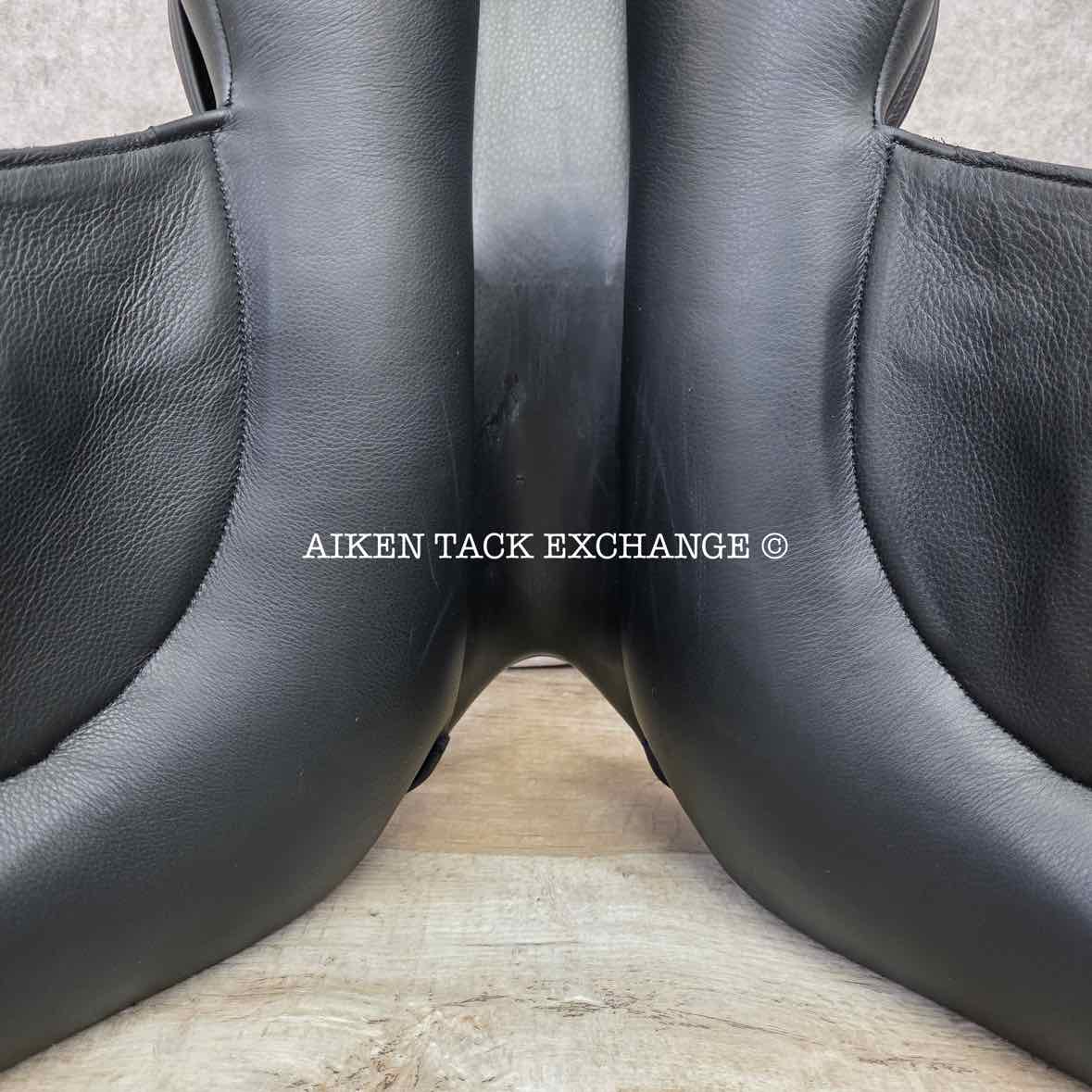 2024 Envy by Custom Saddlery Motion Monoflap Dressage Saddle, 18" Seat, Adjustable Tree, Wool Flocked Panels