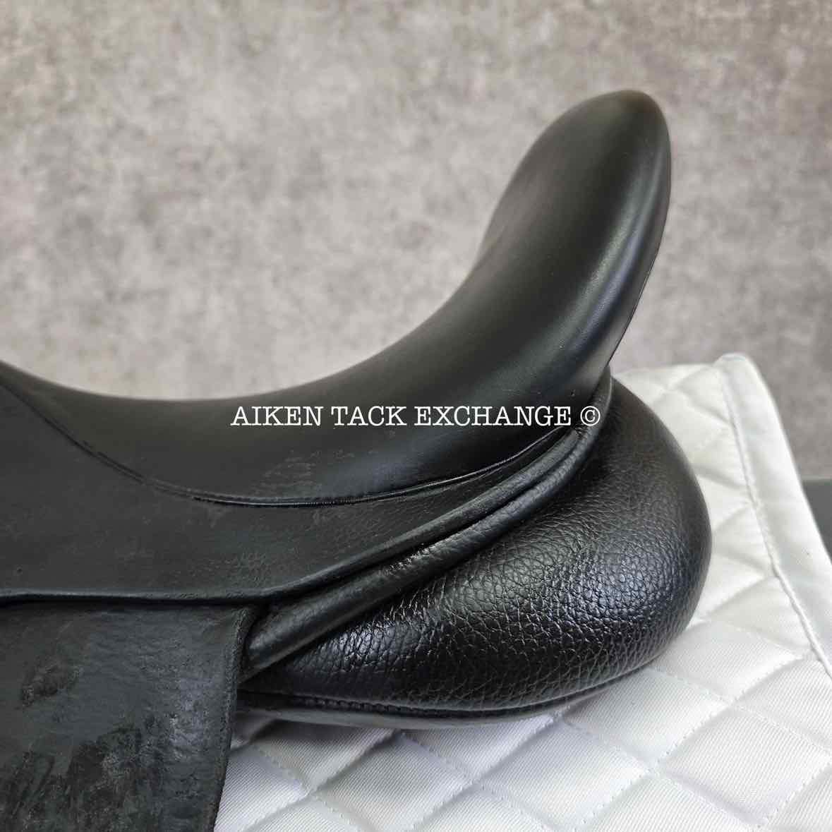 Cardanel Olympik MK2 Dressage Saddle, 17" Seat - Short Flap, Medium Narrow Tree, Wool Flocked Panels