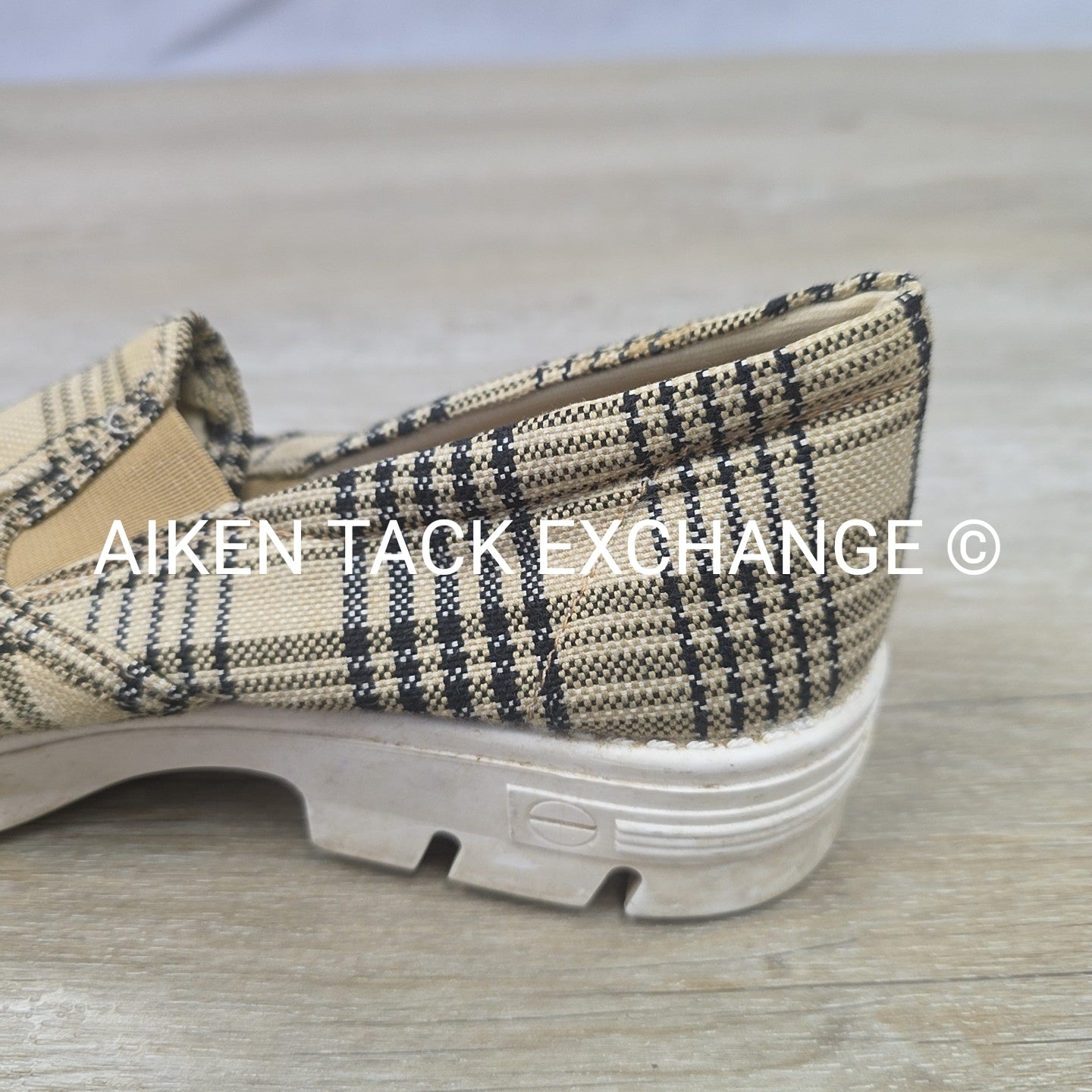 5/A Baker TuffRider Plaid Loafer, Size 11