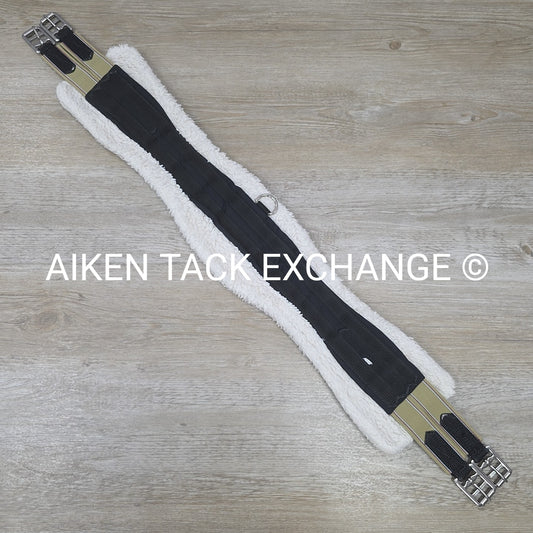 Fleece Girth with Double End Elastic, Black, 42"
