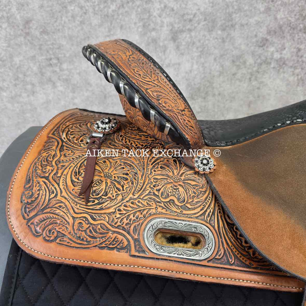 2020 High Horse 6224 Jewel Barrel Racing Western Saddle, 15" Seat, Regular Tree - Semi QH Bars