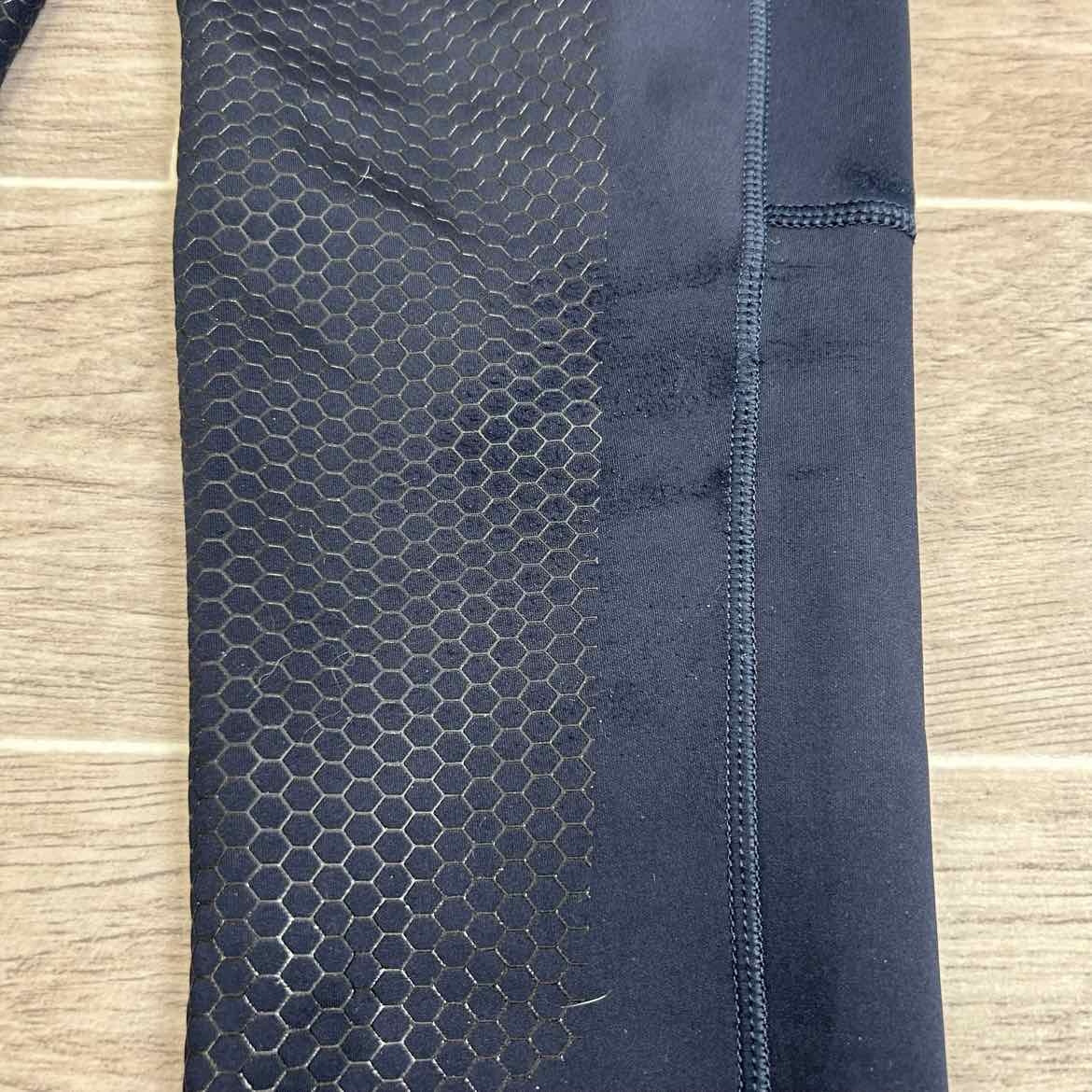 Noel Asmar Equestrian Dressage Warm Up Silicone Grip Full Seat Tights, Size Smal