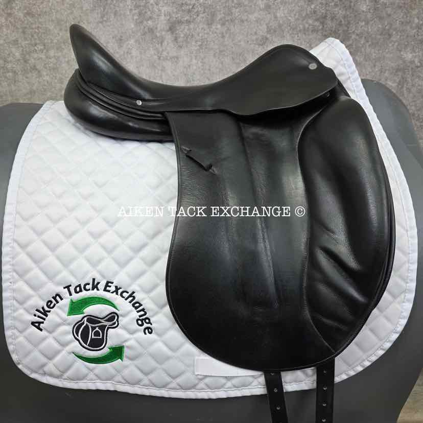 **SOLD** Hermes Corlandus Monoflap Dressage Saddle, 17.5" Seat, Medium Wide Tree, Foam Panels