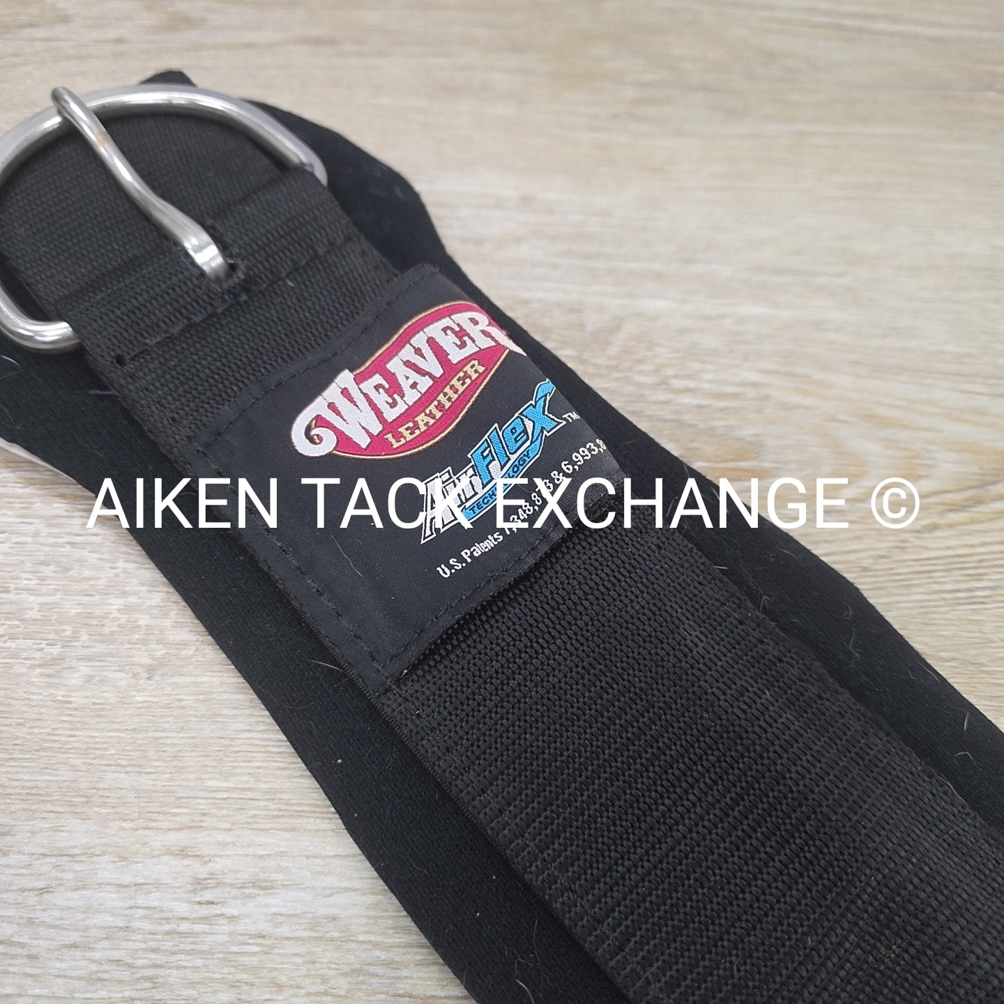 Weaver Leather AirFlex Straight Western Cinch, Black, 36"