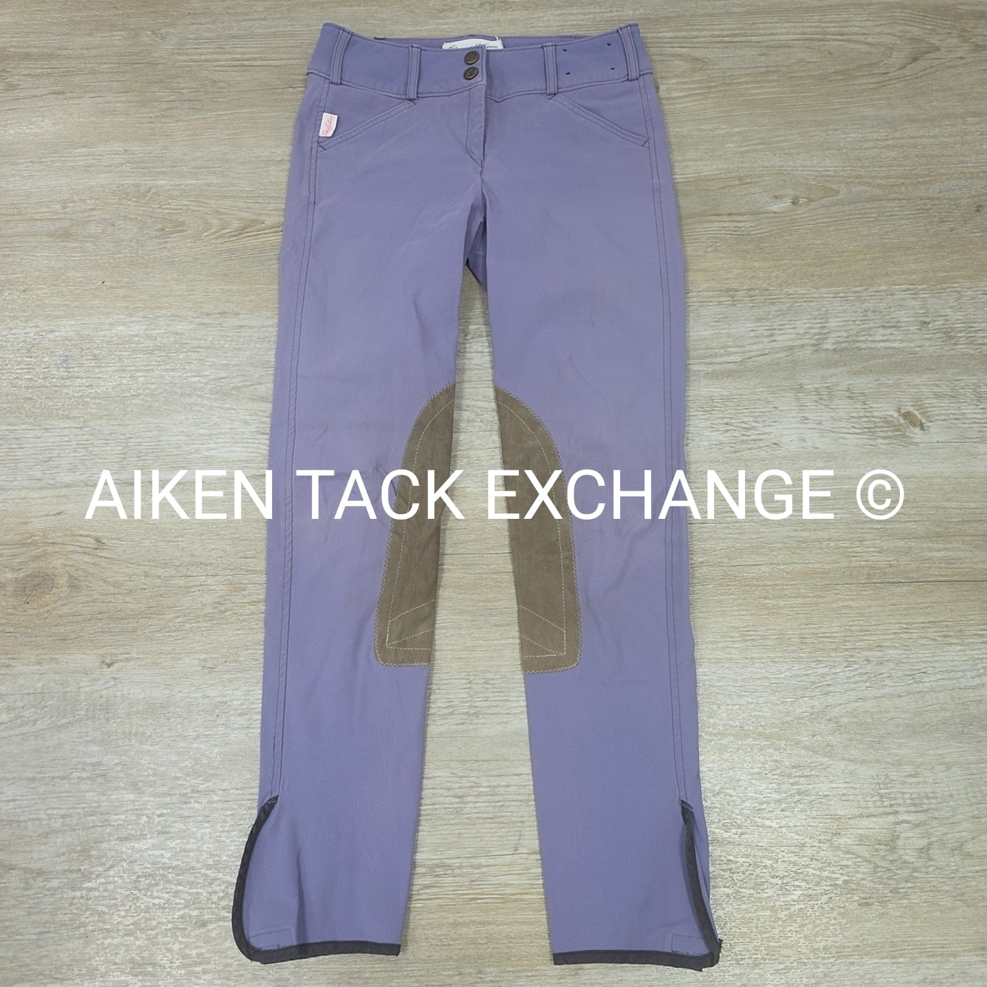 Tailored Sportsman Trophy Hunter Knee Patch Breeches, Ultra Violet, Size 24