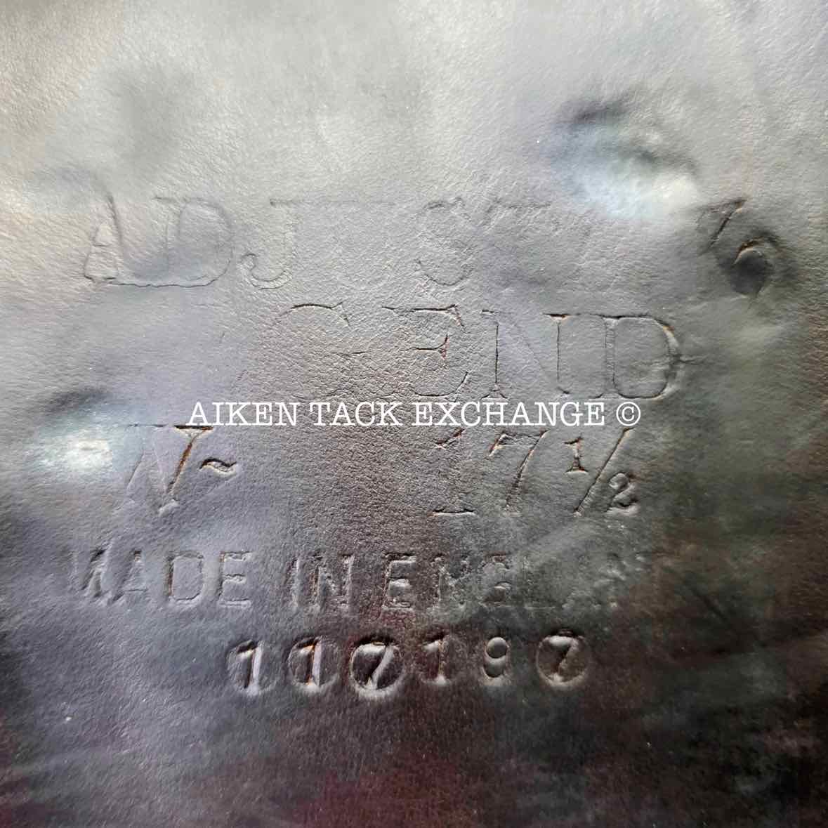 **On Trial** Albion Legend K2 Jump Saddle, 17.5" Seat, Wide Tree, Wool Flocked Panels