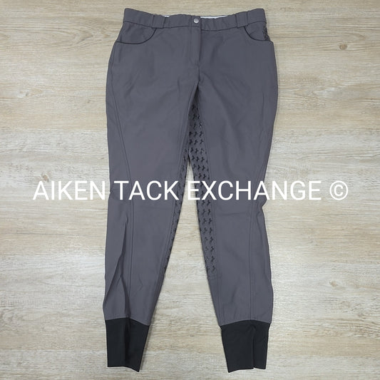 Huntington Equestrian Silicone Grip Full Seat Breeches, Size 16 (US 32)