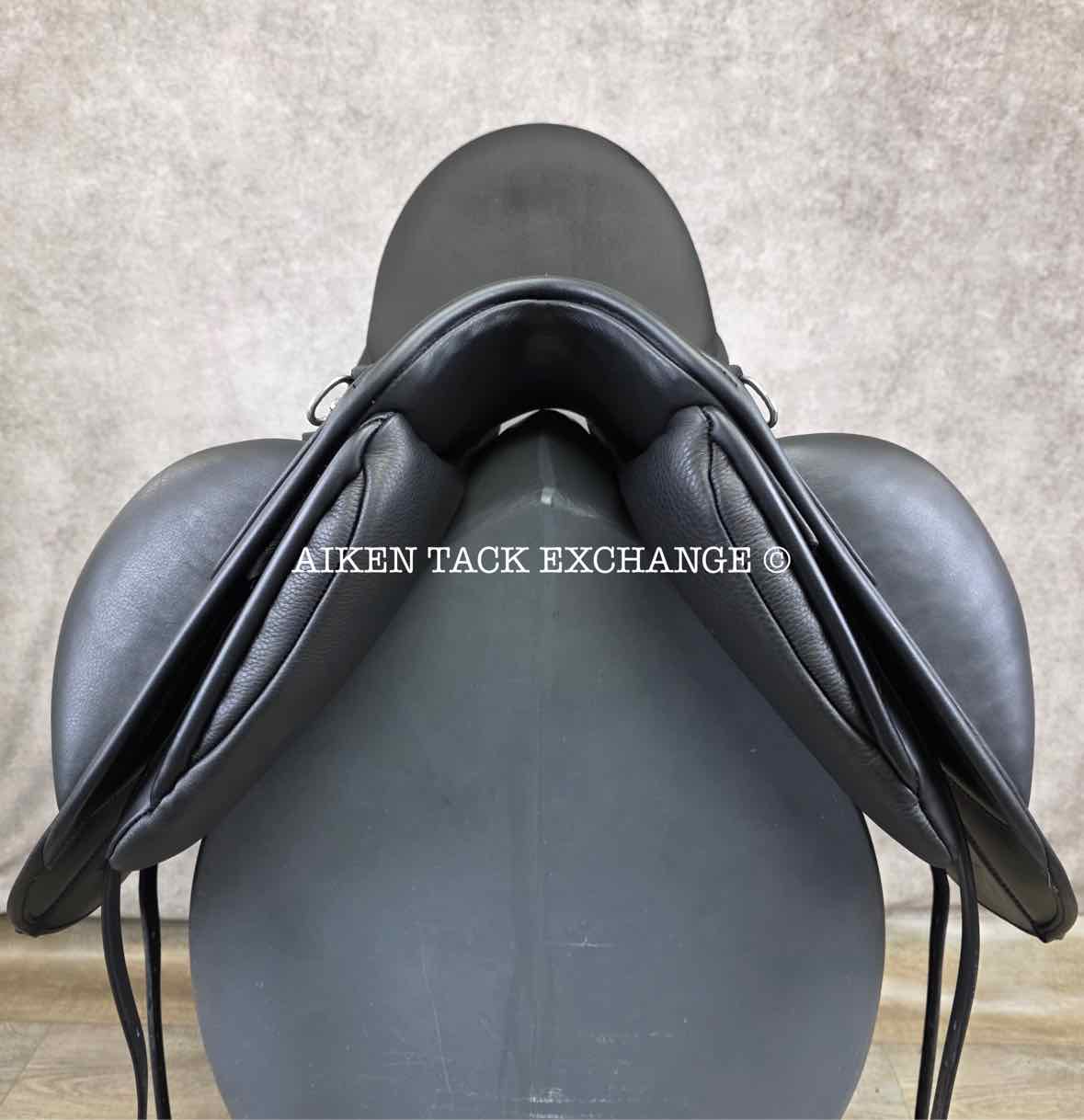 2025 Custom Saddlery Wolfgang Constanze 2 Monoflap Dressage Saddle, 17.5" Seat, Adjustable Tree, Wool Flocked Panels