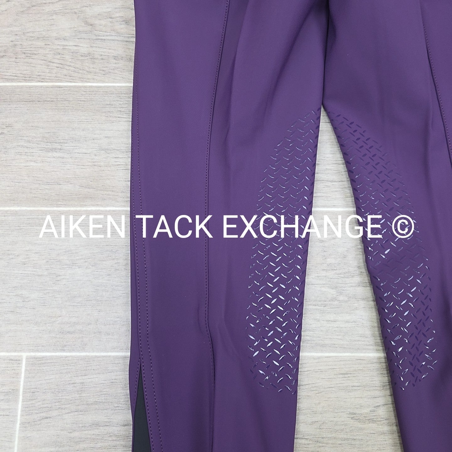 KL Select Gabrielle Knee Patch Breeches, Purple, Women's Size 26R