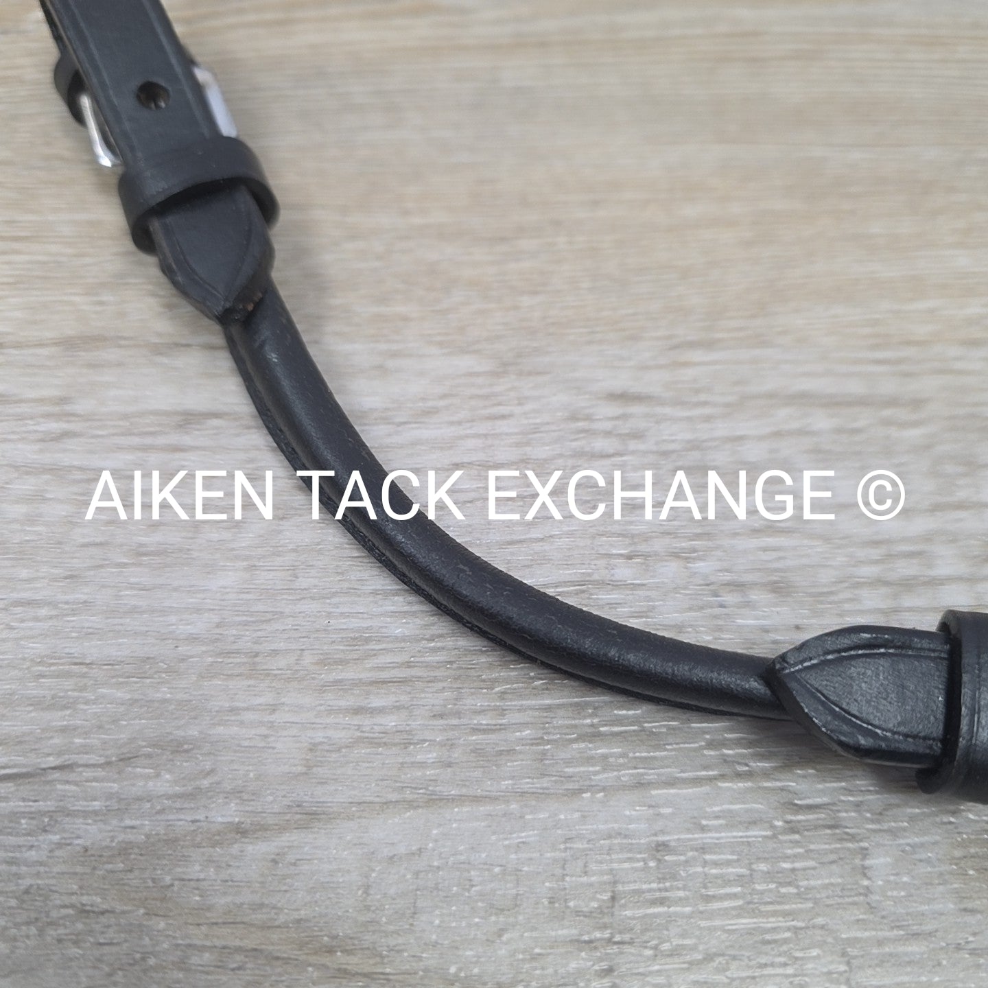 Rolled Leather Saddle Grab Strap