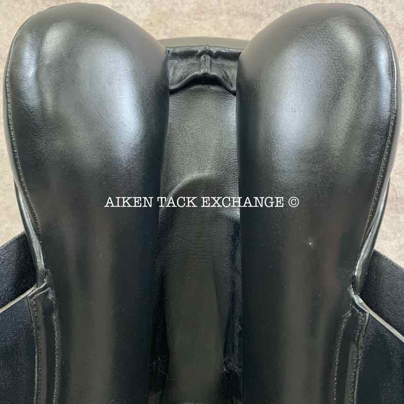 2016 Custom Saddlery Wolfgang Solo Dressage Saddle, 18.5” Seat, Adjustable Tree, Wool Flocked Panels, Buffalo Leather