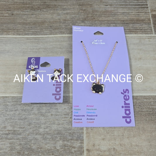 Claire's Necklace + Earring Set
