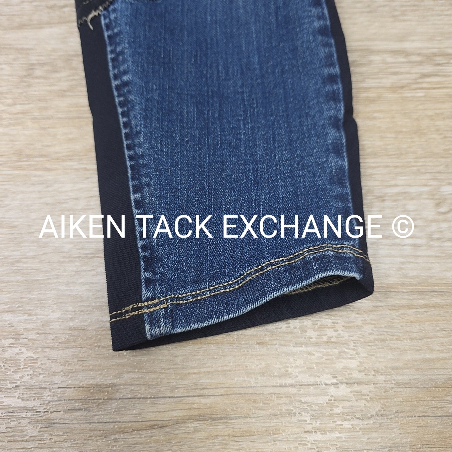 Ariat Denim Knee Patch Breeches, Size 26 R