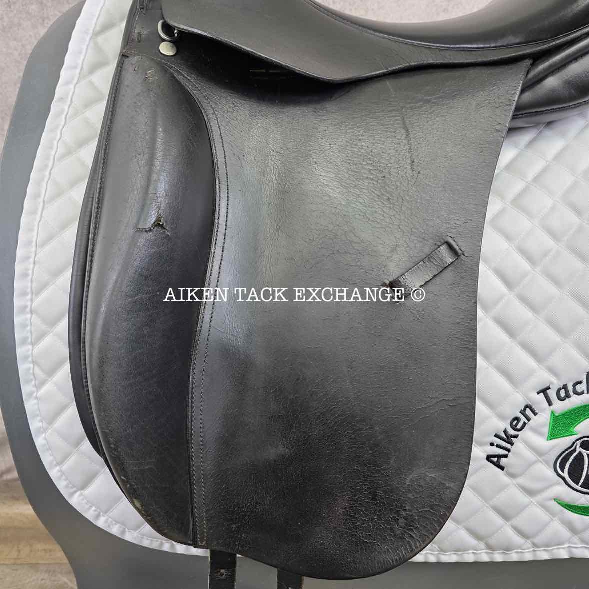 Thornhill Germania Klasse Dressage Saddle, 19" Seat, XX-Wide Hoop Tree, Wool Flocked Panels