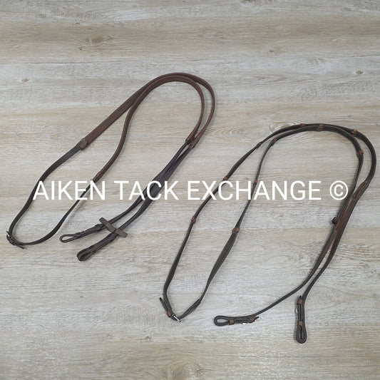 BARGAIN BUNDLE: Rubberized Reins with Hand Stops and Rubber Reins