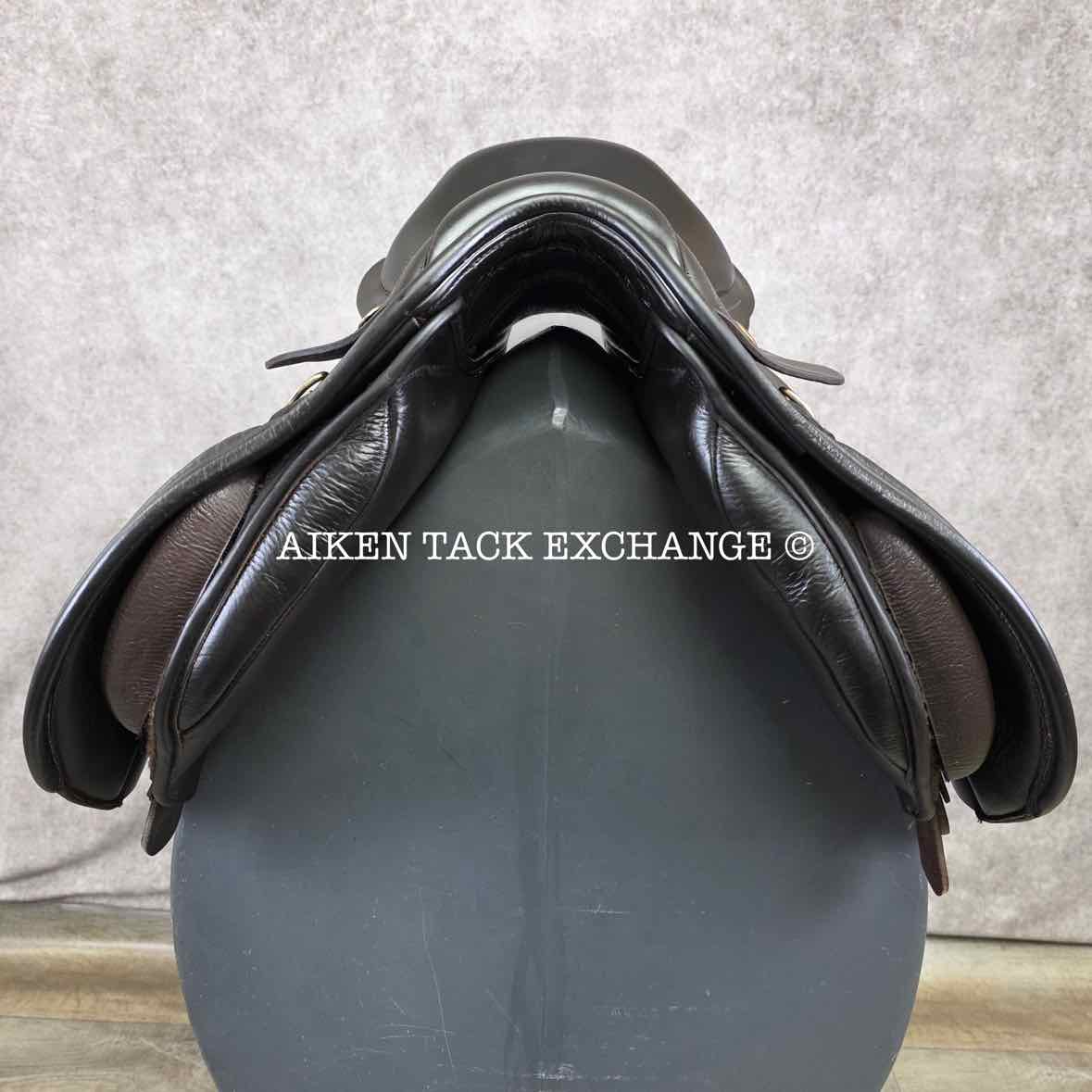 Kent & Masters Original Pony All Purpose Jump Saddle, 15.5" Seat, Adjustable Tree - Changeable Gullet, Wool Flocked Panels