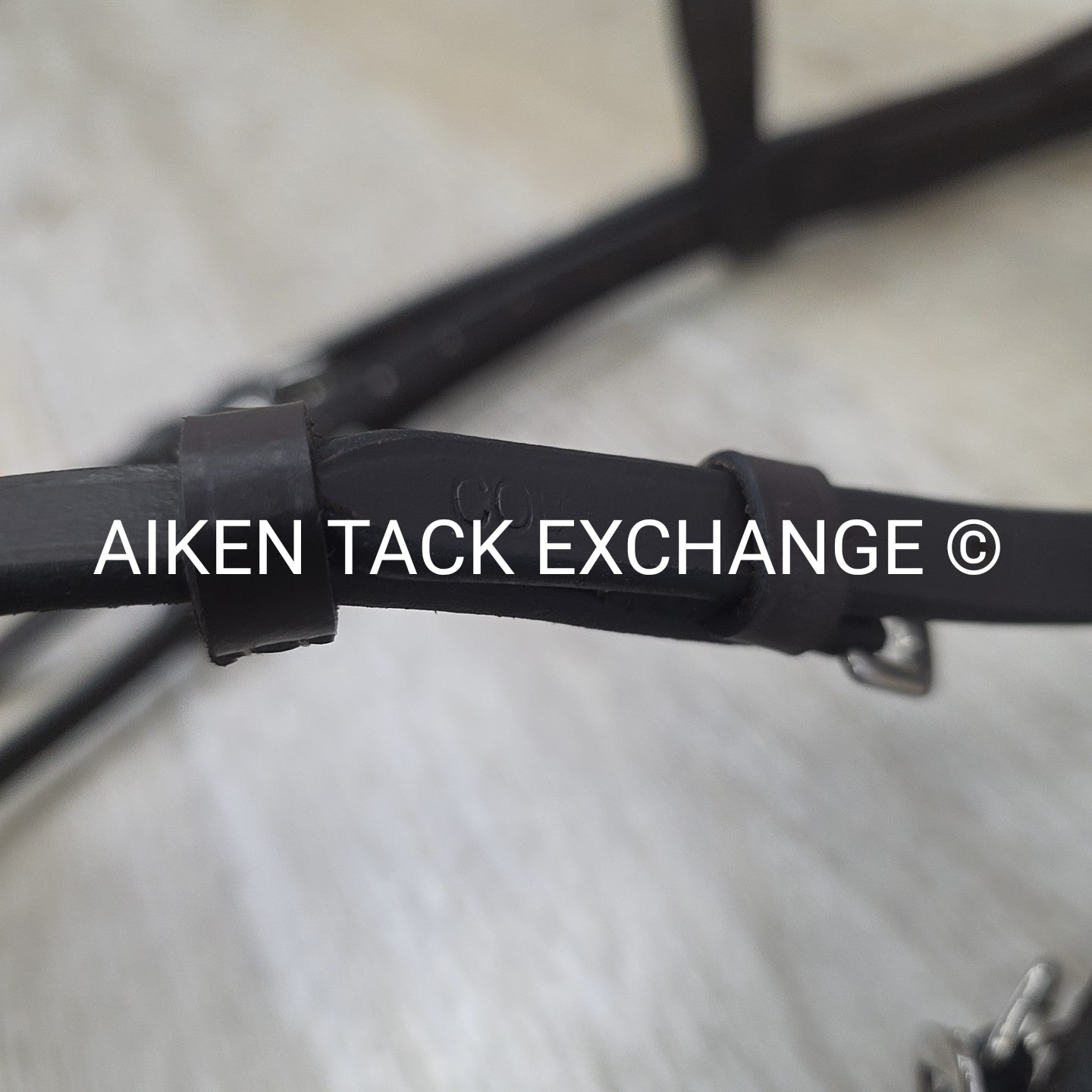 HDR Pro Mono Crown Padded Bridle with Reins, Havana, Size Cob