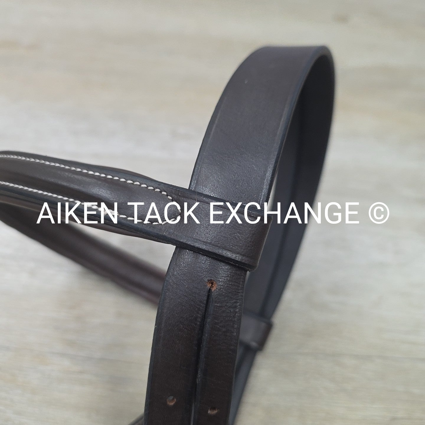 Fancy Stitched Bridle with Matching Reins, Brown, Oversize