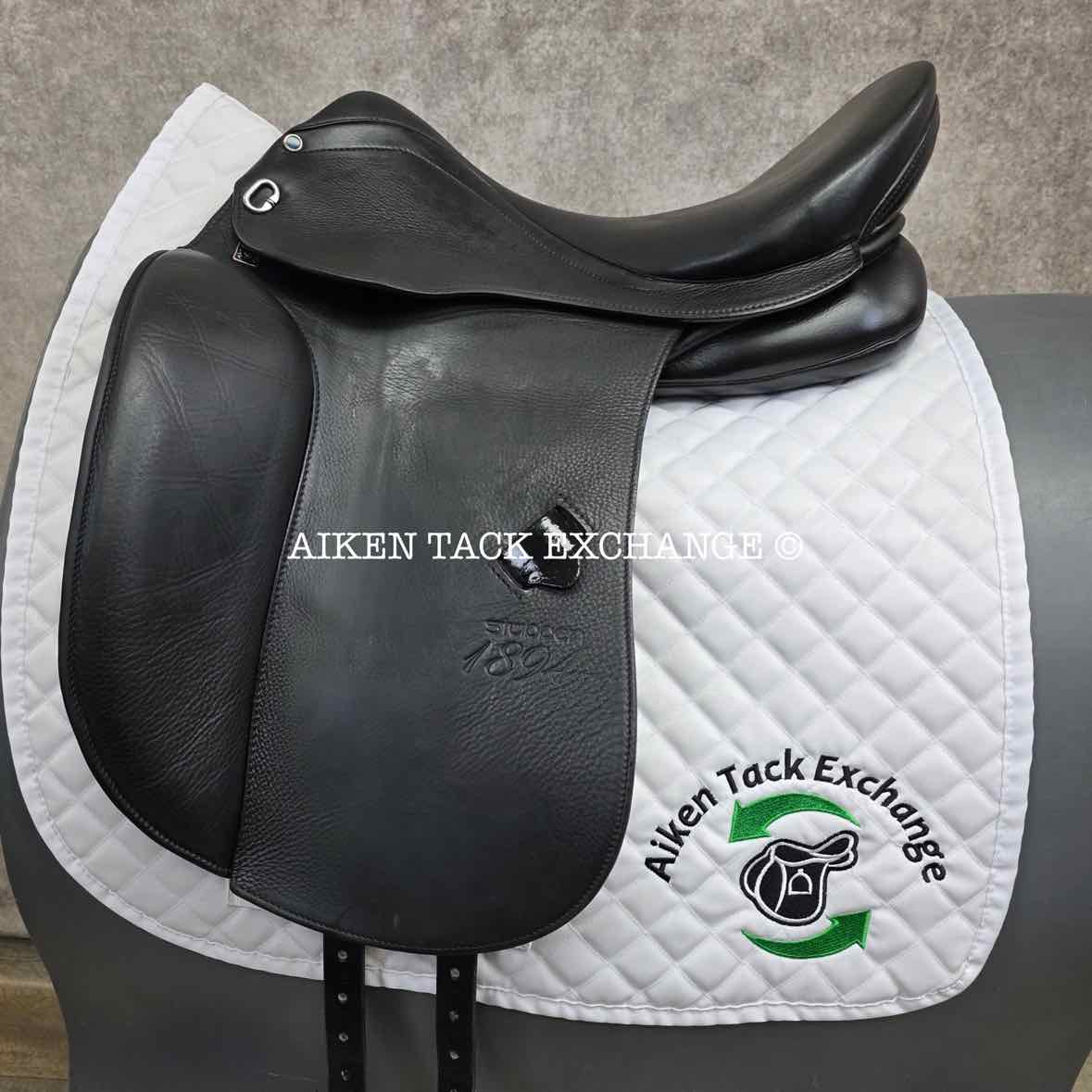 2016 Stubben 1894 Dressage Saddle, 17.5" Seat, 32cm Tree - Wide, Wool Flocked Panels