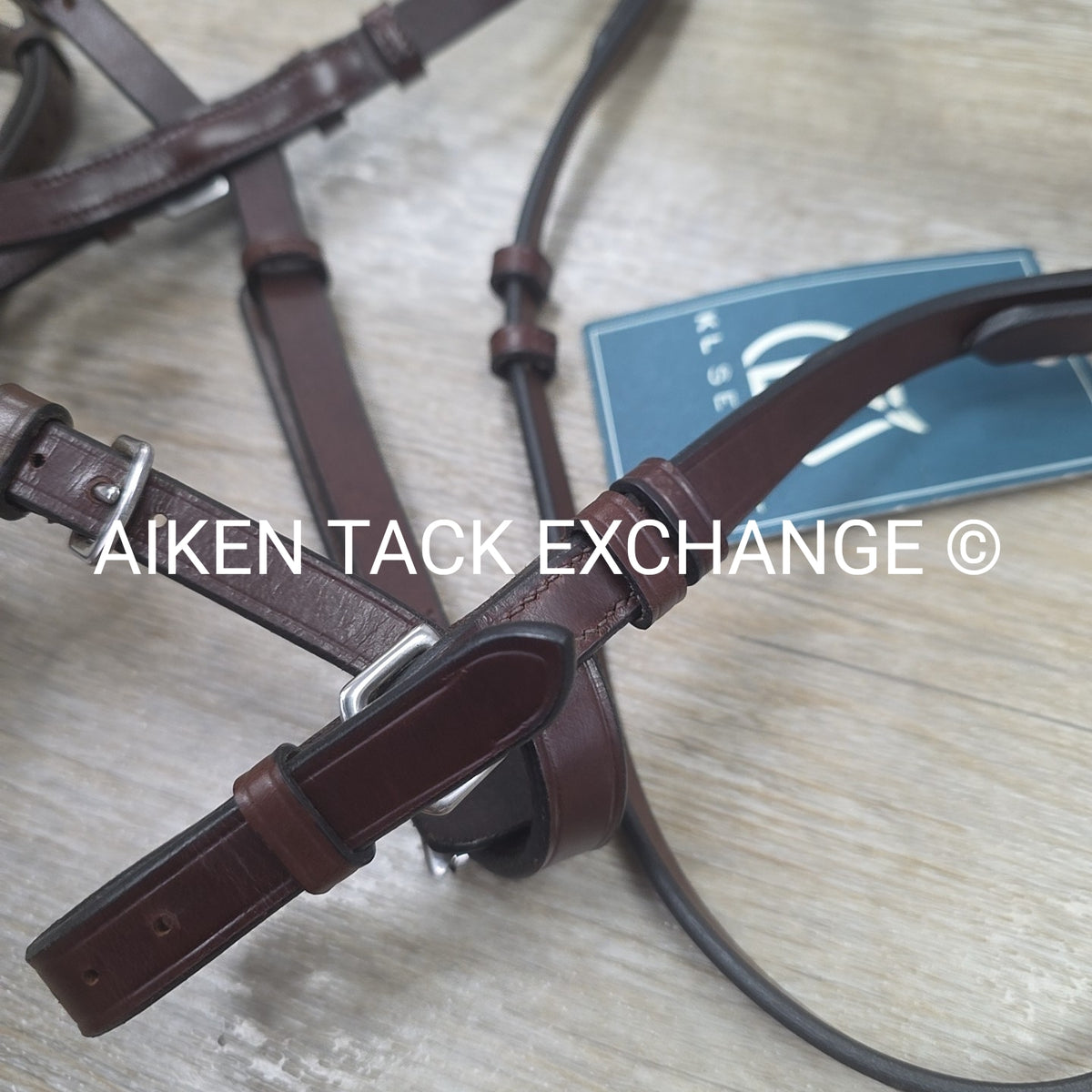 KL Select Tuscan Anatomic Bridle, No Reins, Brown, Size Full