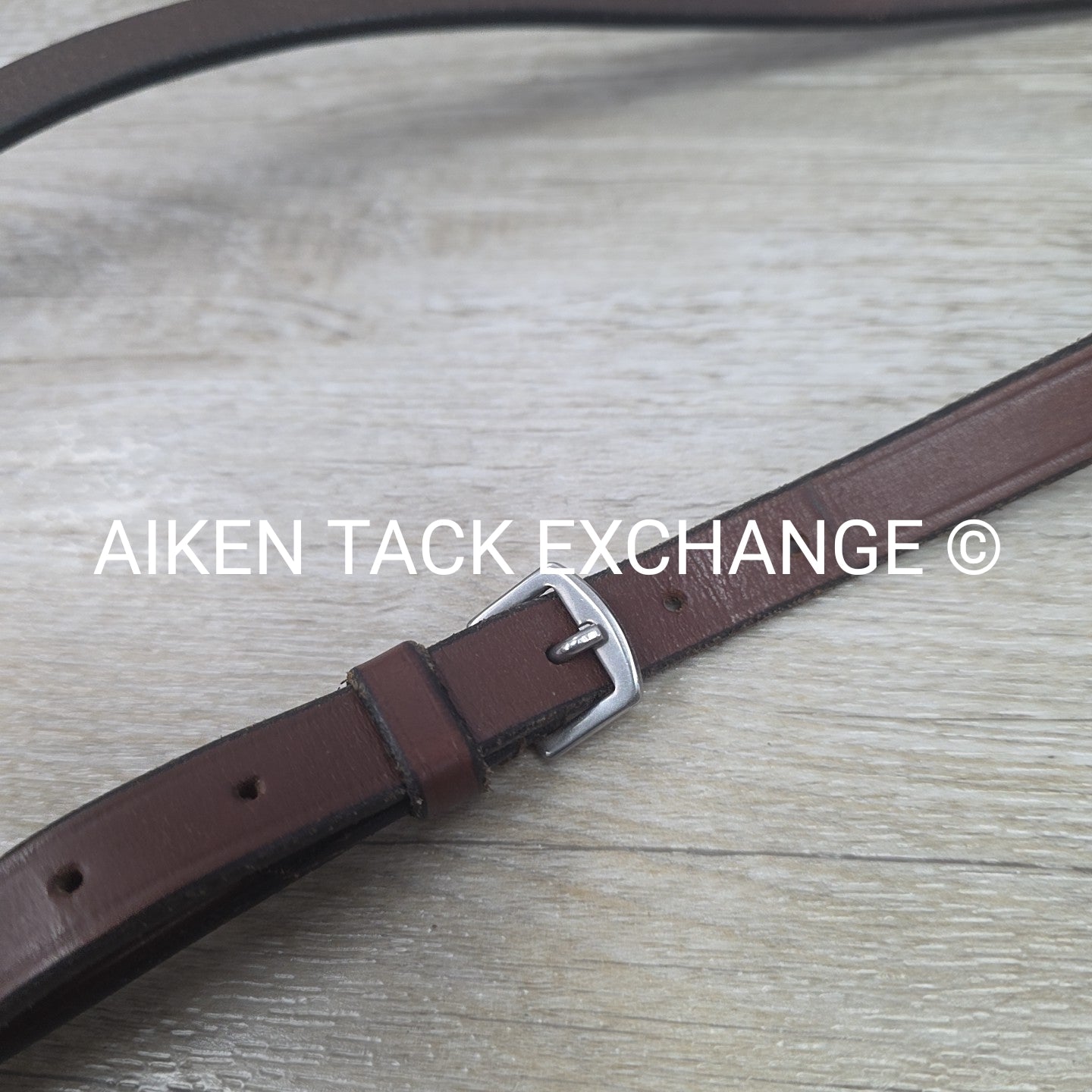 Flat Plain Figure 8 Noseband, Brown, Oversize